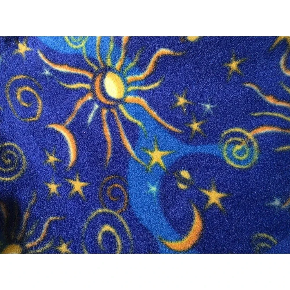 Fido Fleece Cozy Dog Jacket Size 20 Celestral Print Multicolor NEW Vintage 90s
